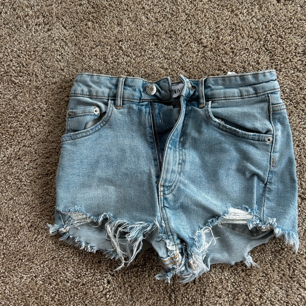 Zara Blue jeans shorts
